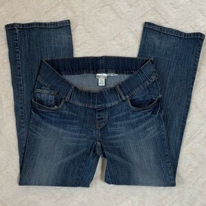 Motherhood Women's Boot Cut Jeans - Dark Blue